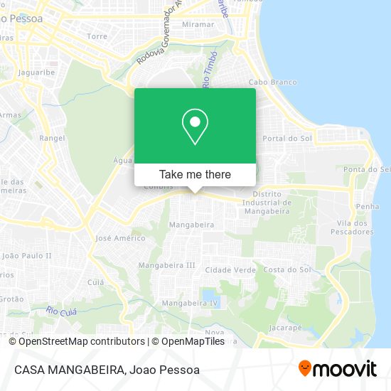 CASA MANGABEIRA map