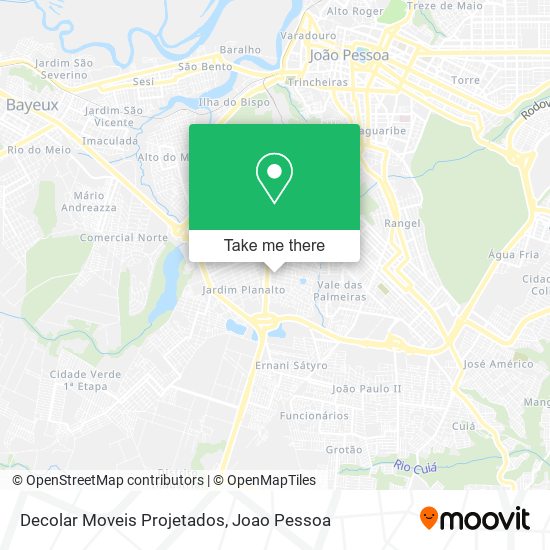 Mapa Decolar Moveis Projetados