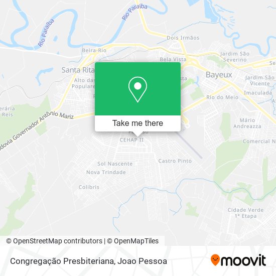 Congregação Presbiteriana map