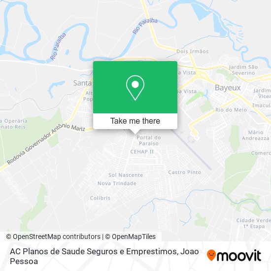 AC Planos de Saude Seguros e Emprestimos map