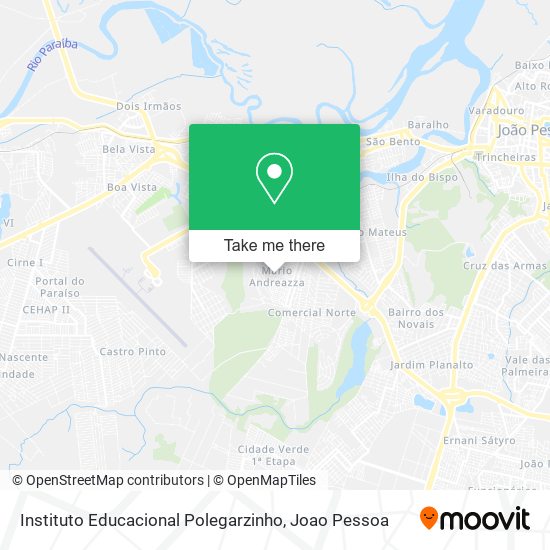 Instituto Educacional Polegarzinho map