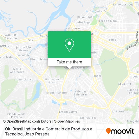 Mapa Oki Brasil Industria e Comercio de Produtos e Tecnolog