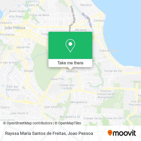 Rayssa Maria Santos de Freitas map