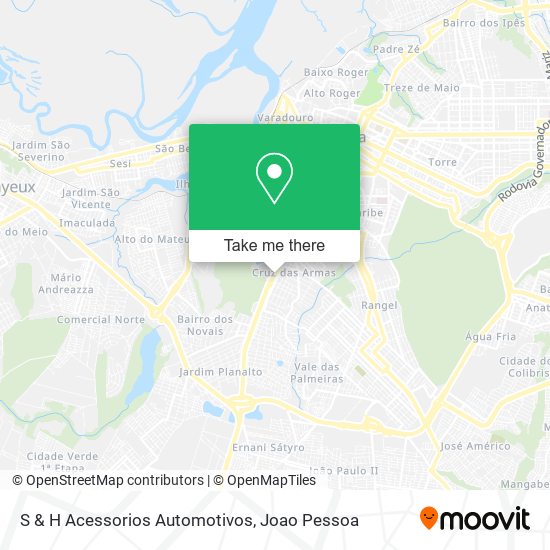 S & H Acessorios Automotivos map