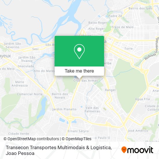 Mapa Transecon Transportes Multimodais & Logistica