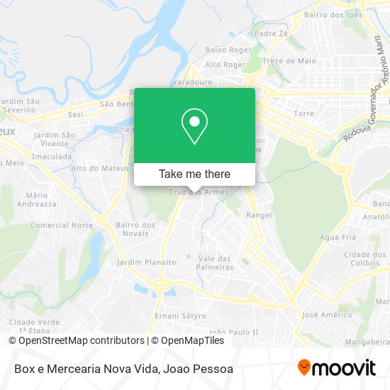 Box e Mercearia Nova Vida map