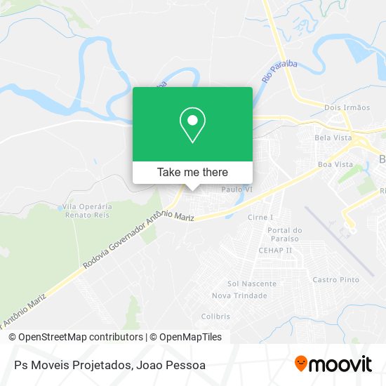 Mapa Ps Moveis Projetados