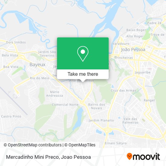 Mercadinho Mini Preco map