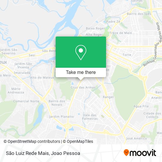 São Luiz Rede Mais map
