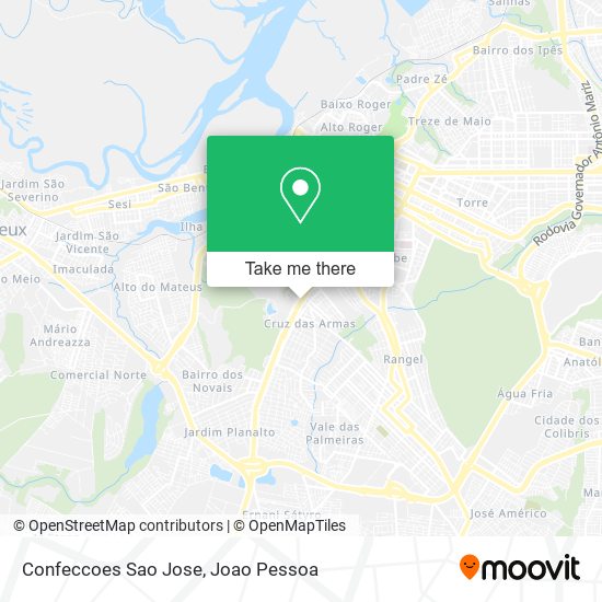 Confeccoes Sao Jose map