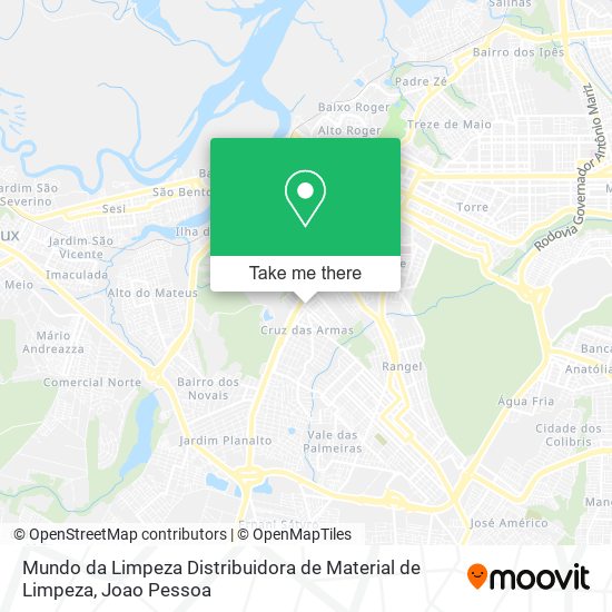 Mundo da Limpeza Distribuidora de Material de Limpeza map