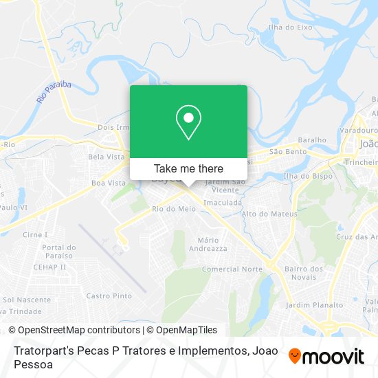 Mapa Tratorpart's Pecas P Tratores e Implementos