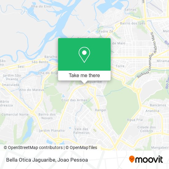 Bella Otica Jaguaribe map