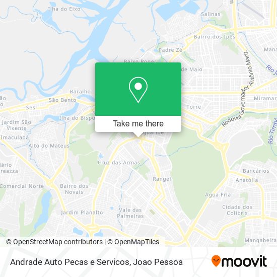 Andrade Auto Pecas e Servicos map