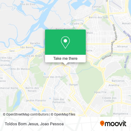 Toldos Bom Jesus map