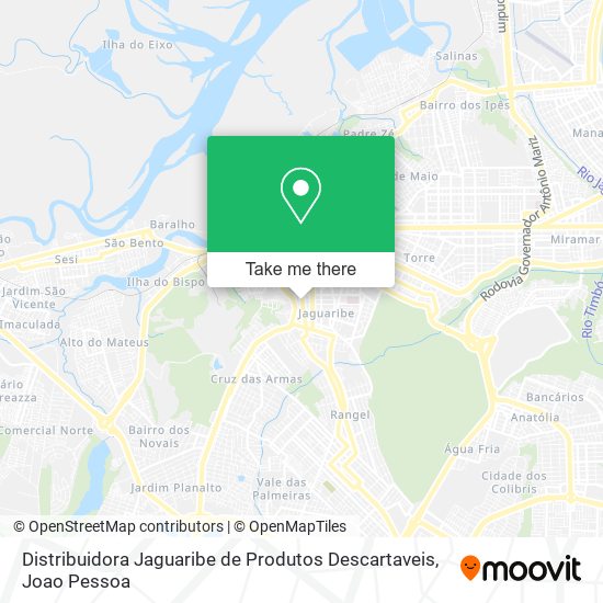 Distribuidora Jaguaribe de Produtos Descartaveis map