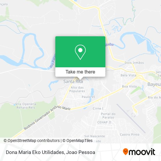 Dona Maria Eko Utilidades map