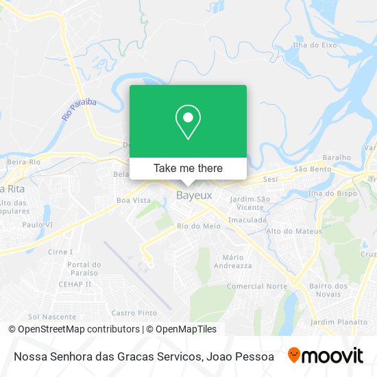 Nossa Senhora das Gracas Servicos map