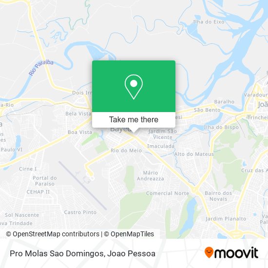 Pro Molas Sao Domingos map