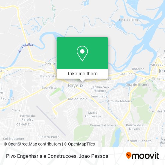 Mapa Pivo Engenharia e Construcoes