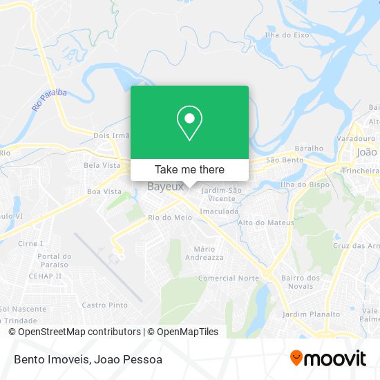 Bento Imoveis map