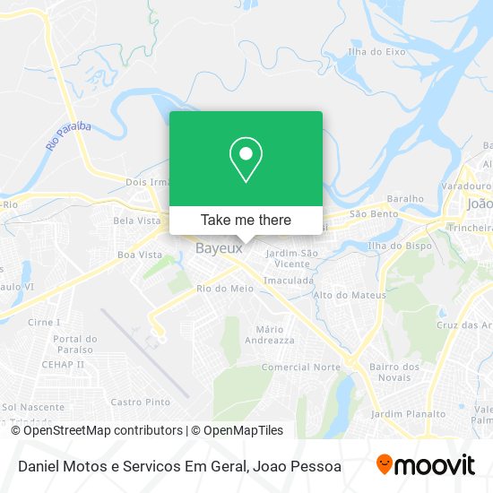 Daniel Motos e Servicos Em Geral map