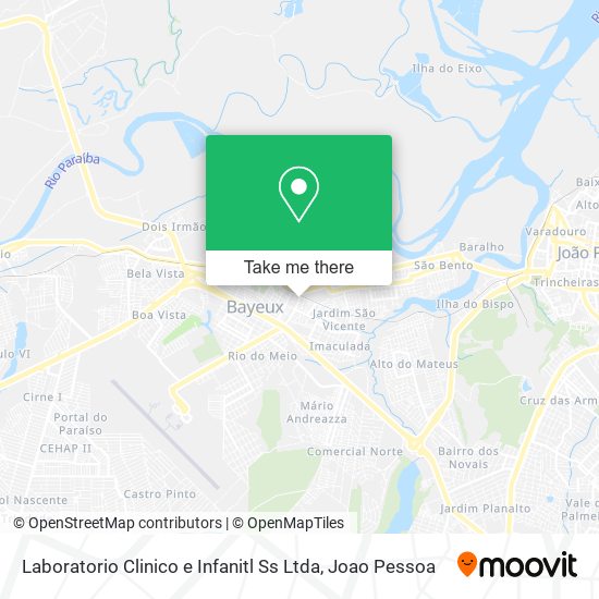 Laboratorio Clinico e Infanitl Ss Ltda map