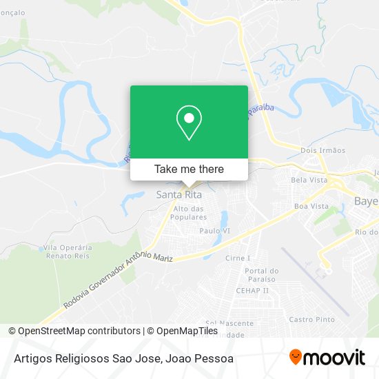 Artigos Religiosos Sao Jose map