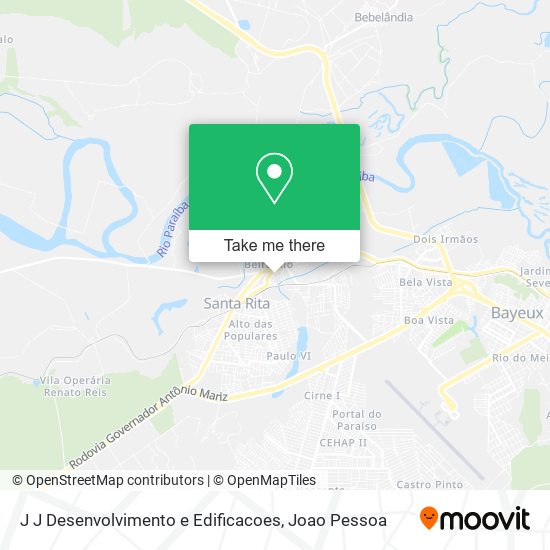 Mapa J J Desenvolvimento e Edificacoes