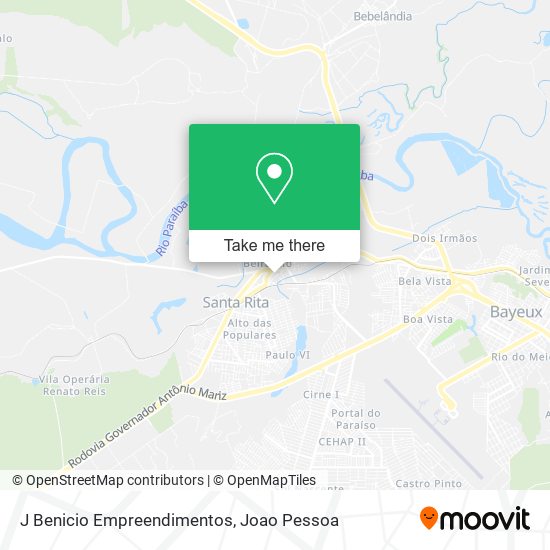 J Benicio Empreendimentos map