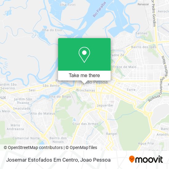 Mapa Josemar Estofados Em Centro