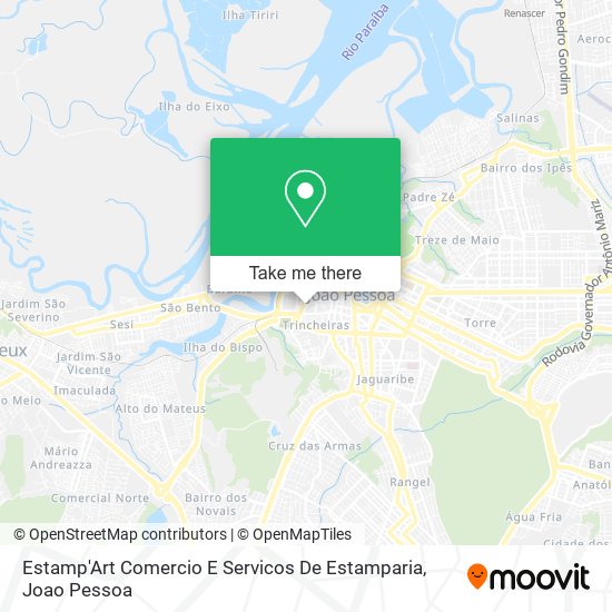 Mapa Estamp'Art Comercio E Servicos De Estamparia