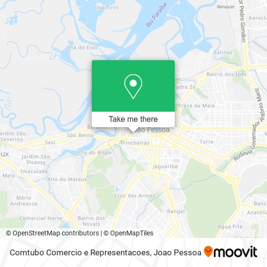 Comtubo Comercio e Representacoes map