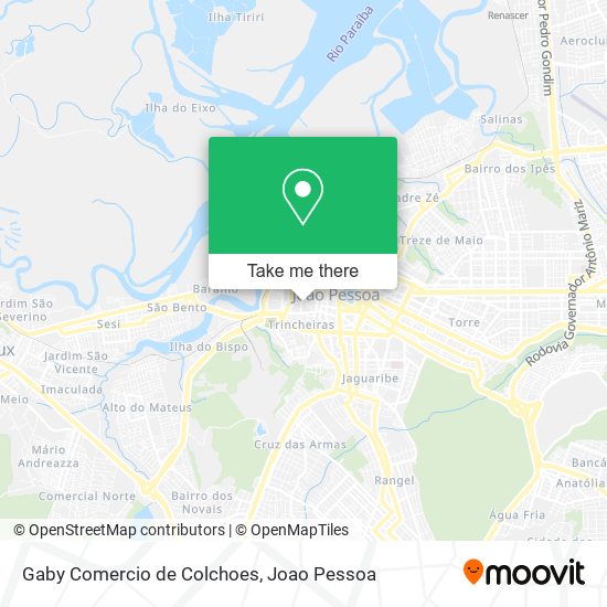 Gaby Comercio de Colchoes map