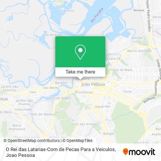 O Rei das Latarias-Com de Pecas Para a Veiculos map