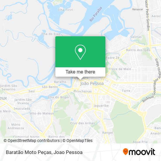 Mapa Baratão Moto Peças