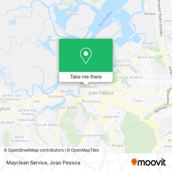 Mayclean Service map