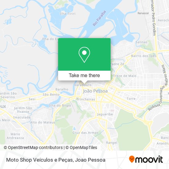 Moto Shop Veículos e Peças map