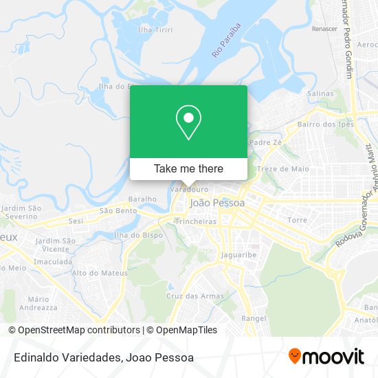 Edinaldo Variedades map