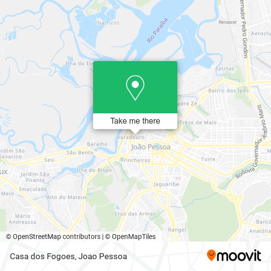 Casa dos Fogoes map