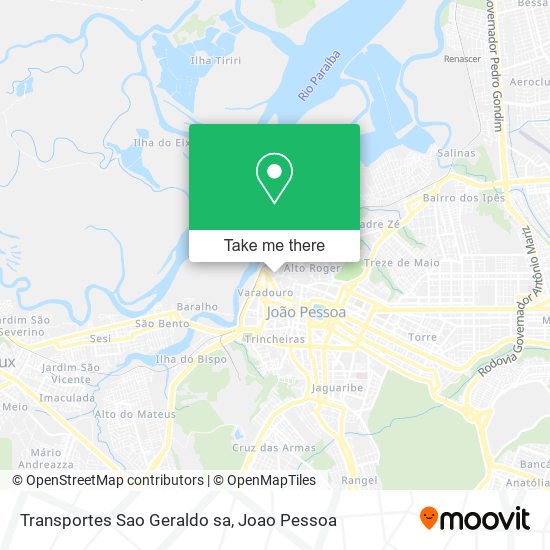 Mapa Transportes Sao Geraldo sa