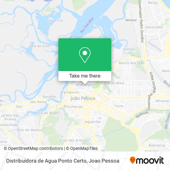 Distribuidora de Agua Ponto Certo map