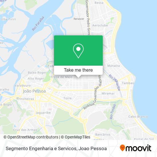 Segmento Engenharia e Servicos map