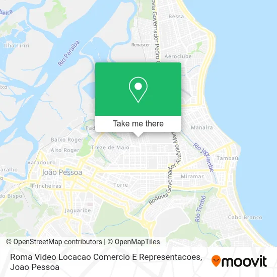 Roma Video Locacao Comercio E Representacoes map