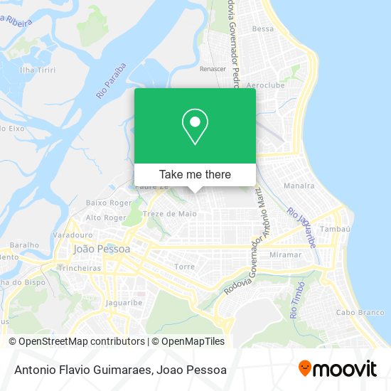 Antonio Flavio Guimaraes map