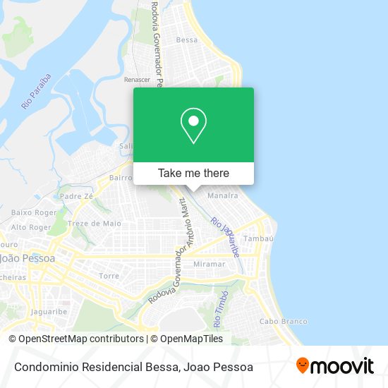 Condominio Residencial Bessa map