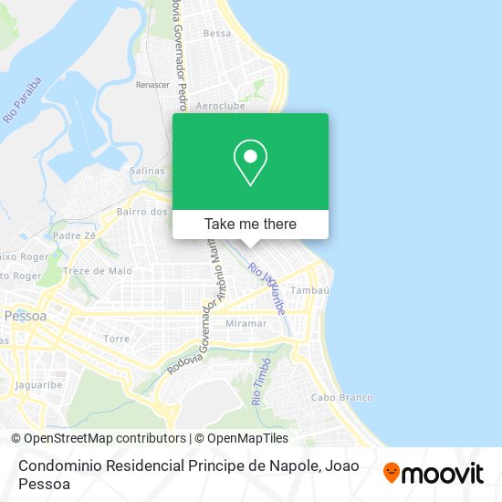 Mapa Condominio Residencial Principe de Napole