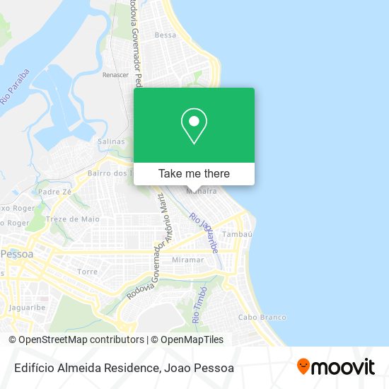 Edifício Almeida Residence map