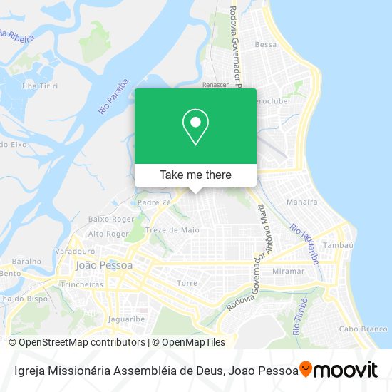 Igreja Missionária Assembléia de Deus map