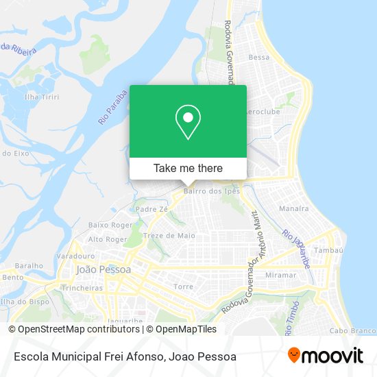 Escola Municipal Frei Afonso map